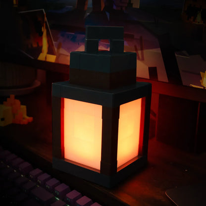 Minecraft Lampka LED - Świecąca Latarnia z Pilotem