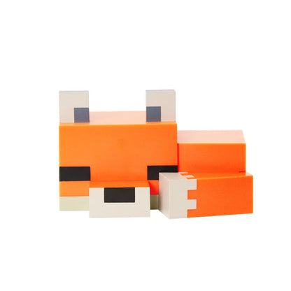 Minecraft Lampka Lis RGB - Nocna Dekoracja Gaming