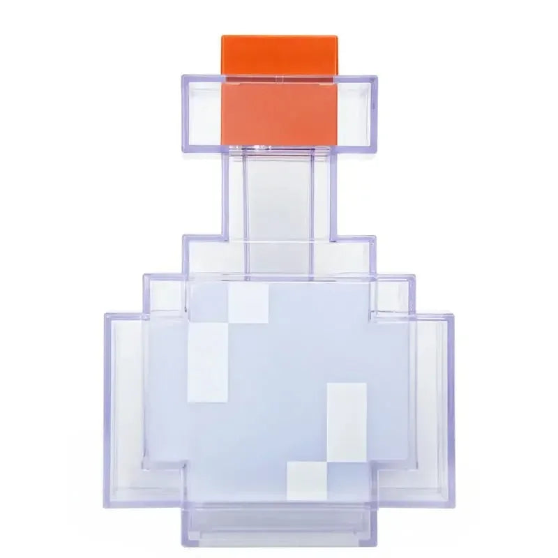 Minecraft Lampka Nocna LED - Butelka Zmieniająca Kolory